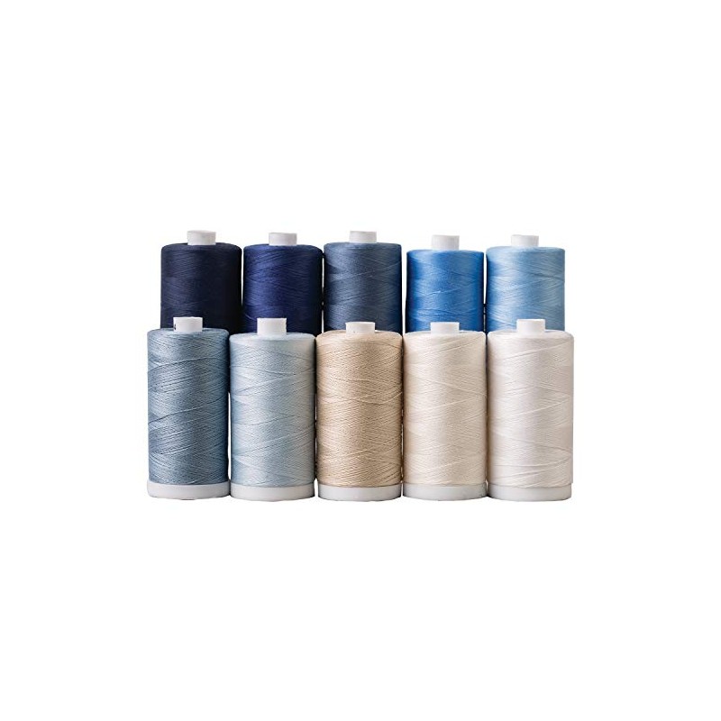 Connecting Threads 100% Cotton Thread Sets - 1200 Yard Spools