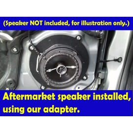 MJM SPEAKER ADAPTERS Speaker Adapters fits Select Mazda Vehicles Fits 6.5" Round speakers SAK102_55