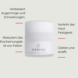 FARMA DORSCH Augenkontour | Augencreme Gegen Falten und Augenringe | Verjüngen und Reparieren | Augencreme mit Pflanzlichem Kollagen und Natürlichen Extrakten | Augencreme Gegen Augenringe 15ml