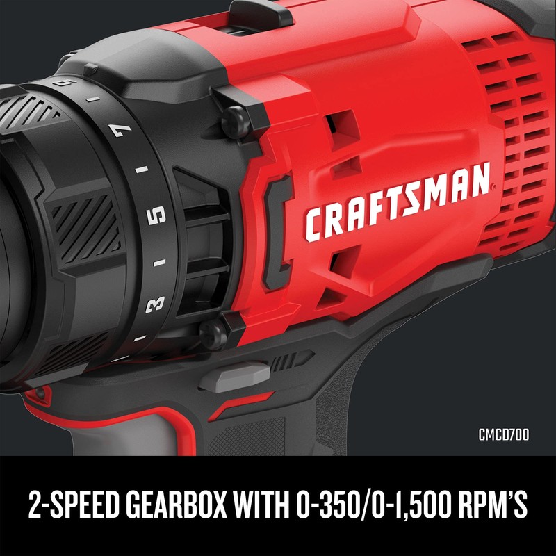 CRAFTSMAN V20 MAX Cordless Drill and Impact Driver, Power Tool