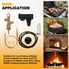 Low Pressure LPG Propane Gas Fireplace Fire Pit Flame Failure