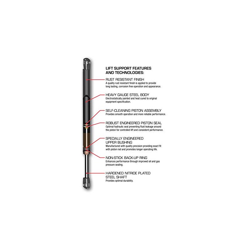 Strongarm ProGlide 9 Inch Extended Length Tailgate Assist; Part #GL2000