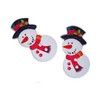 Handarbeit-Lieblingsladen Snowman 36 x 18 mm 2 Holes Craft Buttons