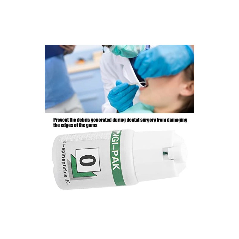 Cordón de retracción gingival Desechable Tejido de algodón Línea de