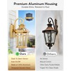 OPAXIS Outdoor Wall Lights Wall Mount, 2-Pack Dusk to Dawn