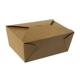 Royal Paper Products, Inc. - 96 oz. Kraft Folded Take-Out Box, 1 Pack of 40