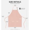 Syntus 2 Pack 100% Cotton Adjustable Bib Apron with 2
