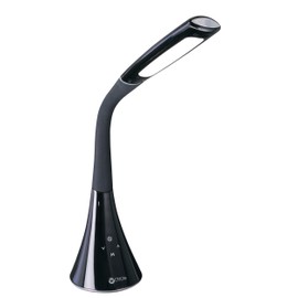OttLite Swerve LED Desk Lamp with 3 Color Modes & USB Port – Long-Lasting ClearSun LED Light, Flexible Neck, Touch Activated Controls, for Work, Crafting, Reading, Nightstand
