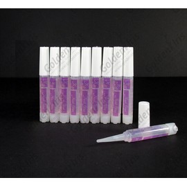 KM Nail Glue for Professional Fake Nail Art & Design 10 x 2g Vials -Made in USA-