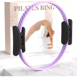 JKShMYT 필라테스 링 장비 14.5인치 가정용 스타터 세트 베터미 에센셜 운동용 매직 JKShMYT Pilates Ring Equipment 14.5inch Home Starter Set BetterMe Essential Exercise Magic