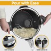 ROSSETTO 8.5QT Pasta Pot with Strainer Lid, 11'' Cast Aluminum