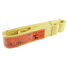 DD Sling. Multiple Sizes in Listing! (Made in USA) 2"x3', 2 Ply, Nylon Lifting Slings, Eye & Eye, 5.100 Choker, 12.800 Basket Load Capacity (USA Made Nylon Webbing) (2"x3')