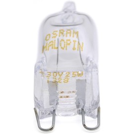 Osram Halopin Oven Lamp 66740 OVEN 40 Watt 230 Volt G9 | up to 300 Degrees | Halogen Lamp for Oven, Warm White