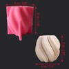 3D Rotated Wave Silicone Candle Molds Abstract Art Geometric Candle