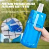 YeahBoom Pack of 3 500 ml Foldable Water Bottles, Foldable