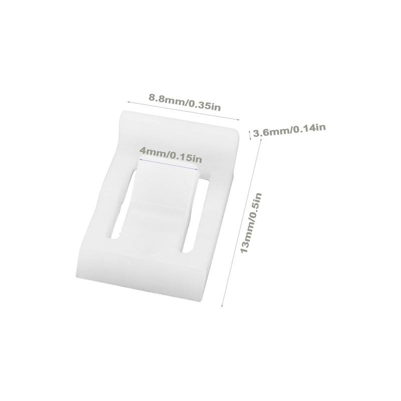 YINETTECH 10 Pcs 90 Degree Angle Limiter Hinge Clip Soft