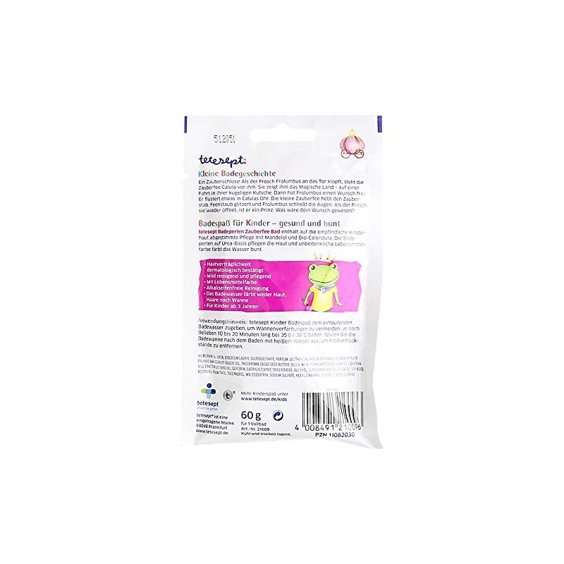 Tetesept Children's Bath Beads Magic Fairy Bath 60 g