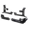 HECASA Pair Headlight Molding+Headlight Bracket Compatible with 2017-2019 Ford F150