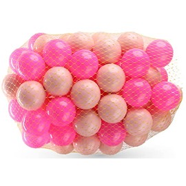 DIVCHI Playballs, Soft Pit Balls for Kids, Small Colourful Plastic Balls, Crush Proof, Smooth Surface and No Sharp Edges, Toxic Free, Multi Pack Baby Approved Playball Set