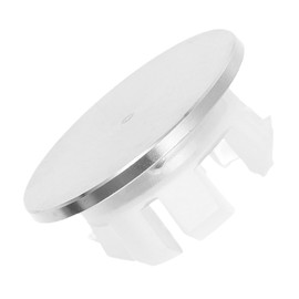 TEHAUX Stainless Steel Overflow Cover for Bathroom Sink Decorative Trim Ring for Ceramic Washbasin Overflow Hole Easy Installation Elegant Design Splash Prevention Versatile