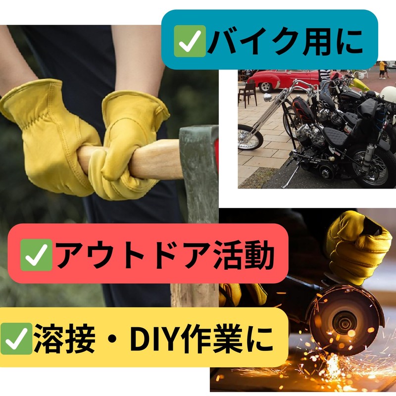 Washable Deerskin Leather Motorcycle Gloves Touring Outdoor Flexible All Seasons