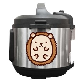 Hedgehog on its Back - 6 inch Vinyl Decals for Instant Pot Appliances