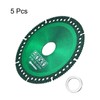 sourcing map 5pcs 4" Diamond Saw Blade, 20mm Arbor Cut