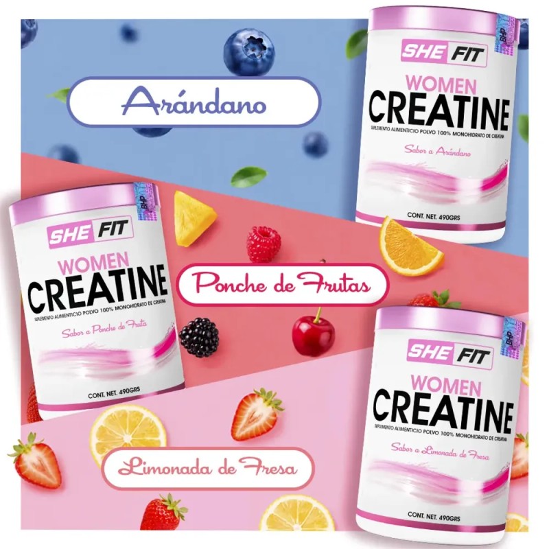 She Fit Women Creatine | Creatina Para Mujer | Sin
