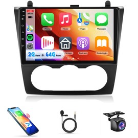4Core 2G+64G Car Radio for Nissan Altima 2008 2009 2010 2011 2012 Carplay, Rimoody Car Stereo with Android Auto Mirror Link 9'' Touchscreen GPS WiFi HiFi FM/RDS Bluetooth Backup Camera