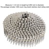 GXYWADY 1200Pcs 1-1/2 x 0.09 Inch Coil Roofing Ring Shank