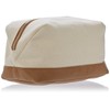 Mud Pie Canvas and Leather Initial Dopp Kit Shaving Bag