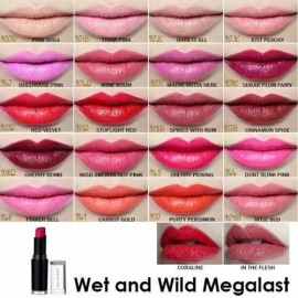Labial En Barra Semi Mate Indeleble - Wet N Wild - No Reseca                                                                                          