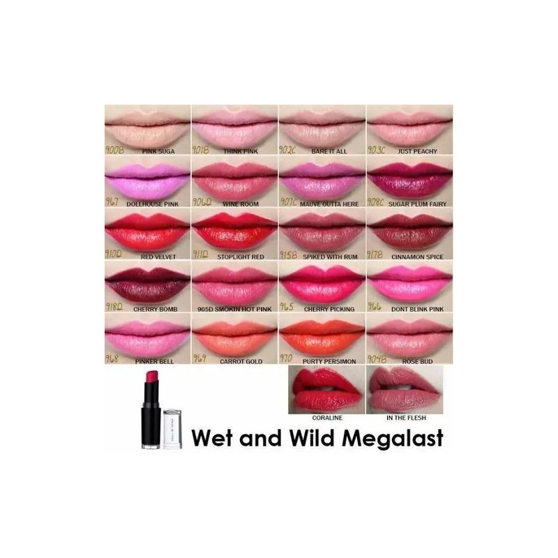 Labial En Barra Semi Mate Indeleble - Wet N Wild