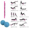 2-Piece Massage Balls Peanut Massage Ball Double Lacrosse Ball Ideal