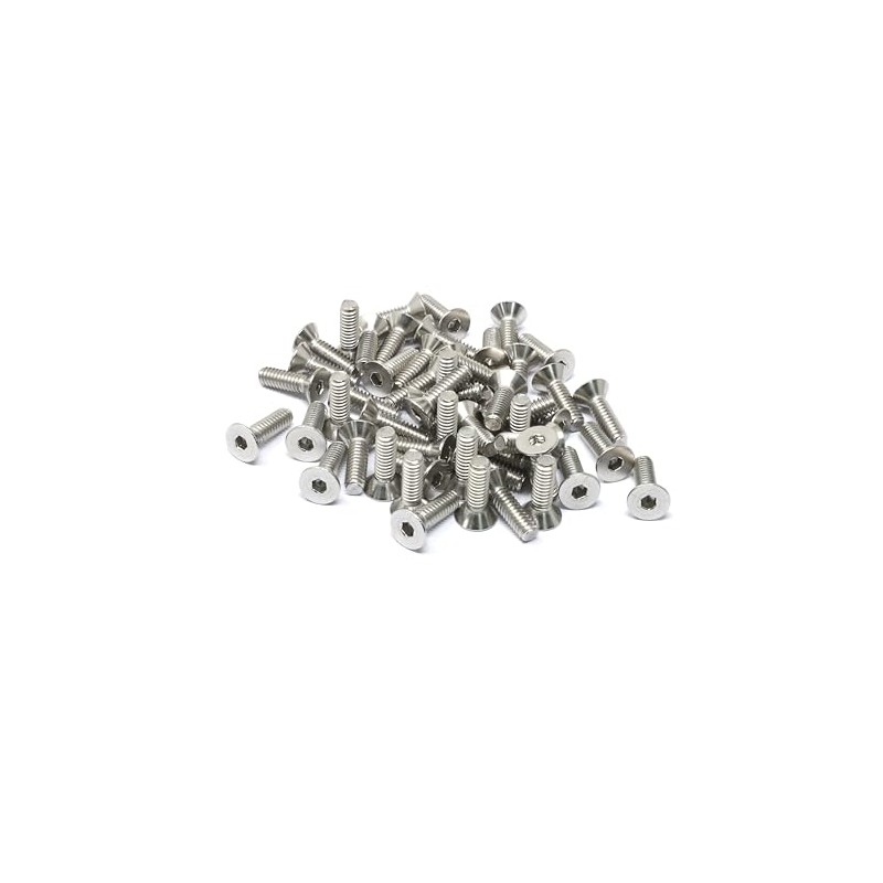 iexcell 50 Pcs 1/4-20 x 3/4" Stainless Steel 304 Hex