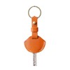 Kaaipee Genuine Leather Key Cover with Keychain Holder Key Cap