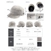 Loo&c Women's Hat, Large Size, Cooling Sensation, 100% Light Shield,
