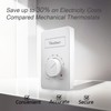 Manual Electric Baseboard Heater Thermostat for Home 240 V Only,