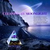 RUOJAS Orgone Pyramid Healing Crystal Meditation Positive Energy Generator Amethyst,
