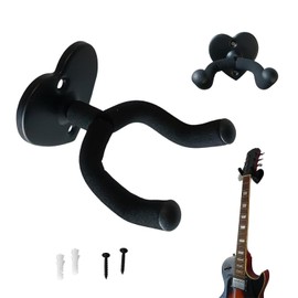 Sztqqing Metal Guitar Holder Wall Mount – Universal & Space-Saving with Protective Sponge, Ideal for Acoustic Guitar, Electric Guitar, Bass & Ukulele (Heart Shape)