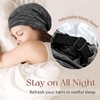 Kiiwah Silk Bonnet for Sleeping, Soft Sleep Cap with Adjustable