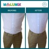 MOLUMIX Shirt Stays for Men Military Adjustable Elastic Garter Straps