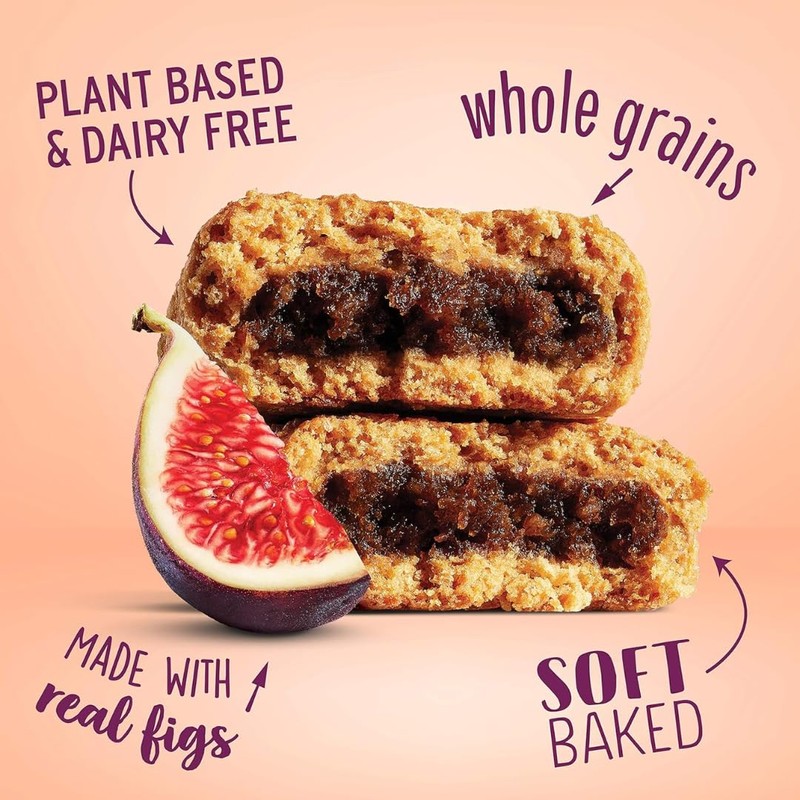 Whole Wheat Fig Bars 6 Flavor Variety Pack, Healthy Breakfast