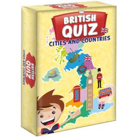 KANGUR The British Quiz Cities and Countries Game for Kids and Adults Fun Family Games Happy Educational Card Game For Children Party Game Family Time Board Game