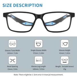 SooGree Men Sports Protective Glasses Pickleball Football Sports Goggles