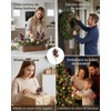 10 Pinos Navideños Artificiales, Ramas De Pino Navideño con Bayas