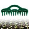 TQDXZA 12-Hole Seed Planter Tool for Raised Beds & Pots