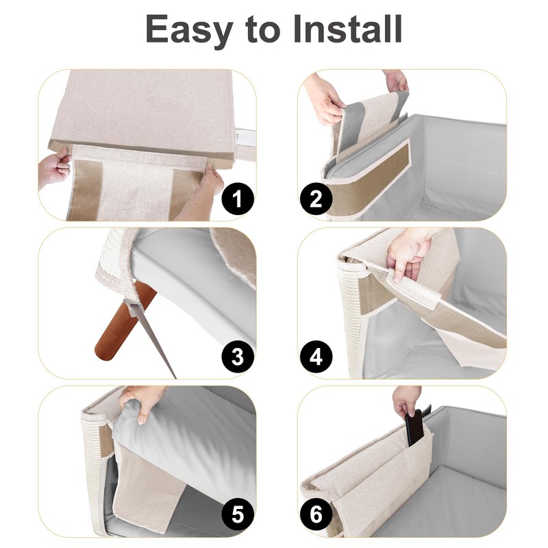 Cat Scratch Sofa Protector,27.6”L*19.6“W Cat Scratch Furniture Protector Pad Couch