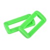 uxcell 16Pcs Plastic Rectangle Ring, 1" Slide Rectangle Buckle, Webbing