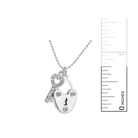 Spinningdaisy Women's Ankle Charm Various Lock and Key Double Line Anklet (Steal Heart Lock and Key)